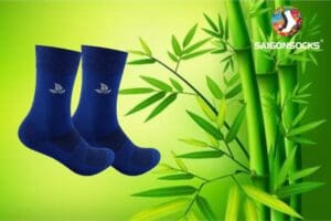 tất vớ bamboo saigonsocks xanh da