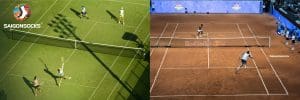 Sự khác biệt giữa sân đôi và sân đơn trong tennis