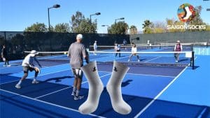 Tất Vớ Pickleball Saigonsocks Trắng