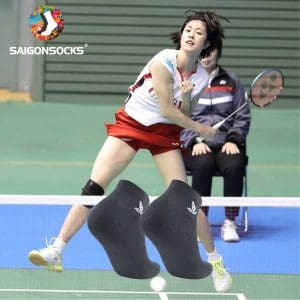 Tất Vớ Cầu Lông Nữ Saigonsocks Đen